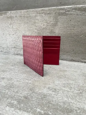 Dusit Men's Dark Red Bi Fold Wallet