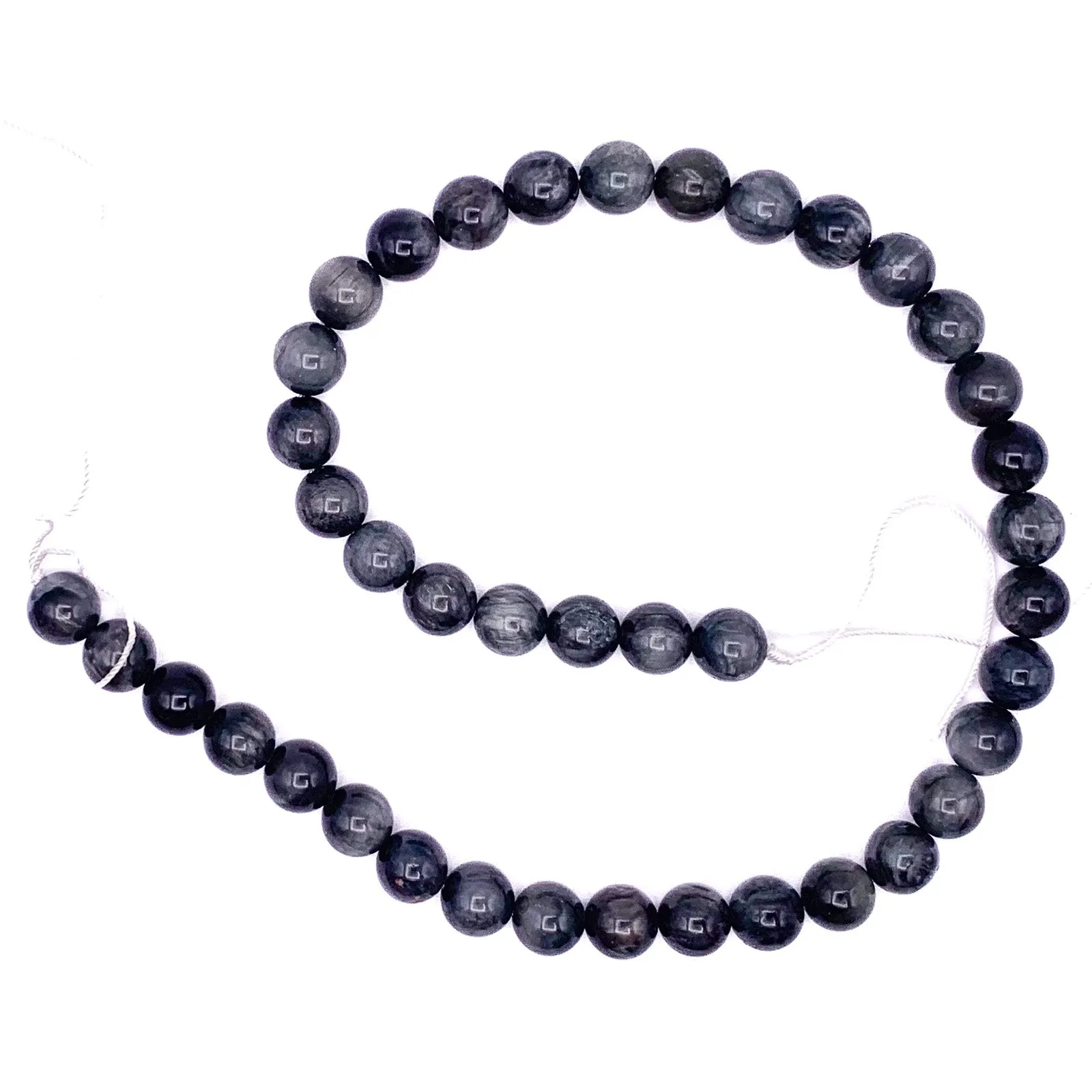 Eagle Eye 10mm Smooth Round Bead Strand