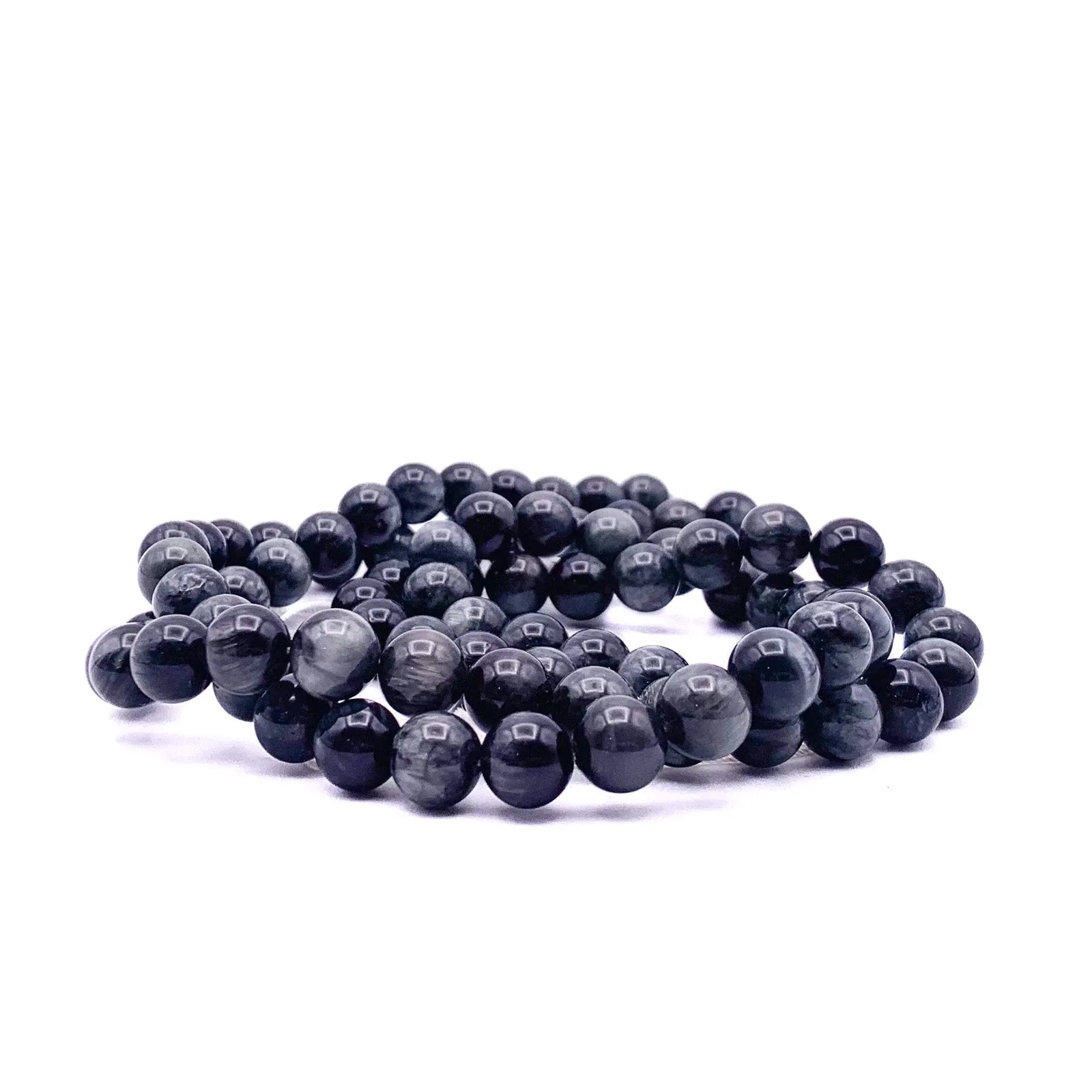 Eagle Eye 10mm Smooth Round Bead Strand