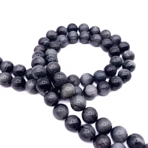 Eagle Eye 10mm Smooth Round Bead Strand