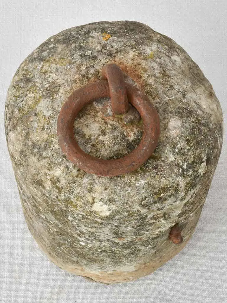 Early 20th century stone counterweight 8"