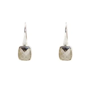 Earrings - Dangle Pyrite Sterling Silver