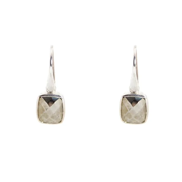 Earrings - Dangle Pyrite Sterling Silver