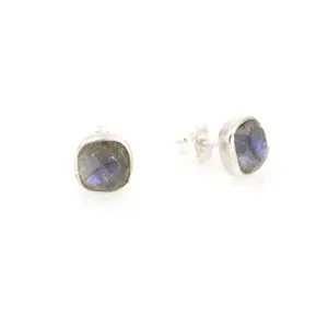 Earrings - Studs Labradorite Sterling Silver
