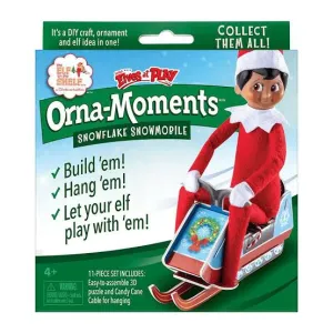 ELF ON THE SHELF ORNA-MOMENTS SNOWFLAKE SNOWMOBILE