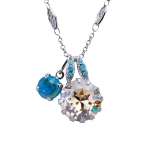 Extra Luxurious Double Stone Pendant in "Fairytale" *Custom*