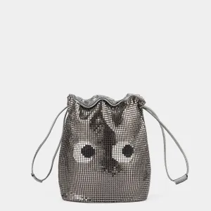 Eyes Mesh Drawstring Pouch