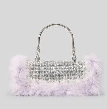 Feather Evening Clutch