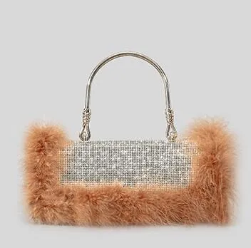 Feather Evening Clutch