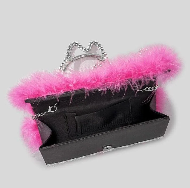 Feather Evening Clutch