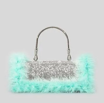 Feather Evening Clutch