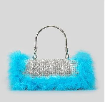 Feather Evening Clutch
