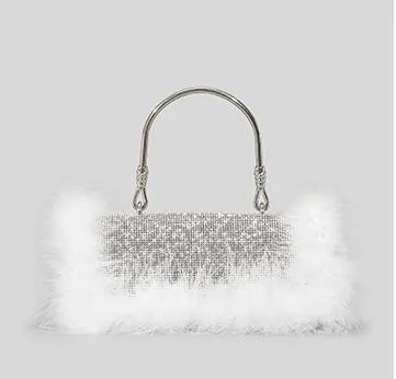 Feather Evening Clutch