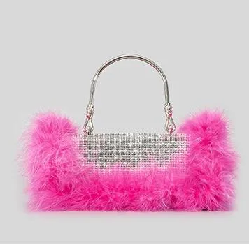 Feather Evening Clutch