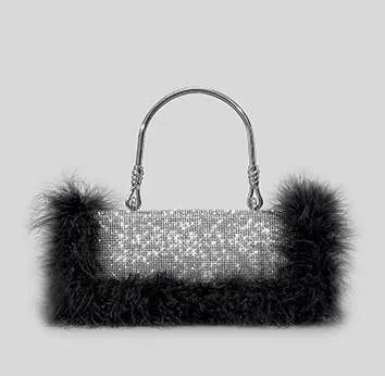 Feather Evening Clutch