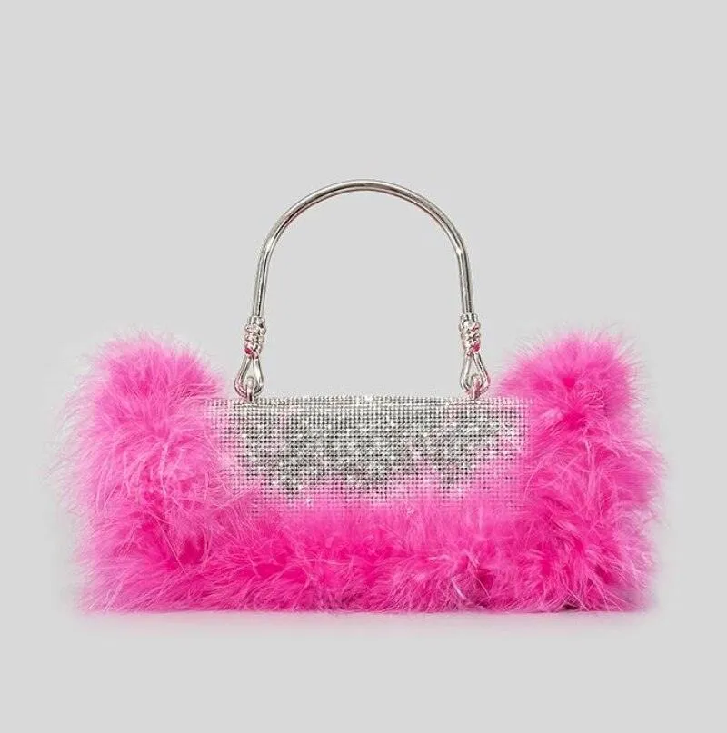 Feather Evening Clutch