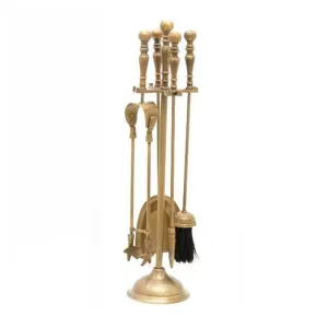 Fern Cottage Companion Set Antique Brass - 48cm & 63cm Available