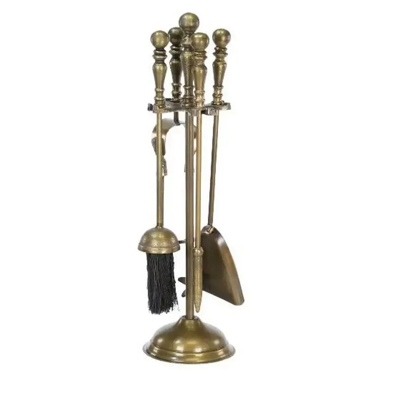 Fern Cottage Companion Set Antique Brass - 48cm & 63cm Available