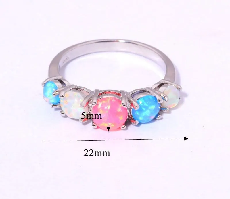 Fire Opal Galore Ring