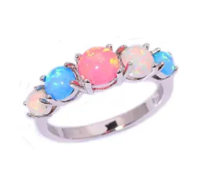 Fire Opal Galore Ring