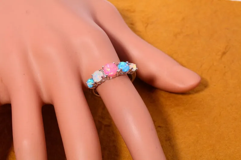 Fire Opal Galore Ring