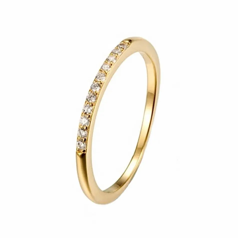 FJ0018 925 Sterling Silver Eternity Ring