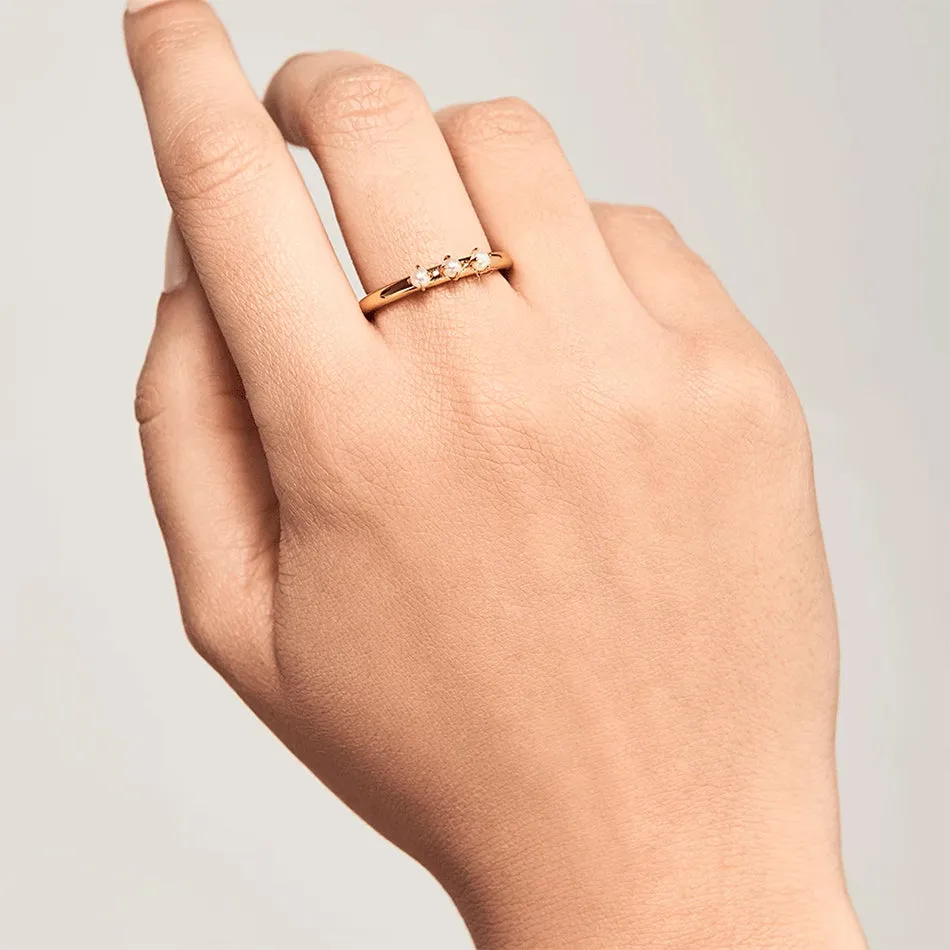 FJ0235 925 Sterling Silver Pearl Ring