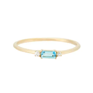 FJ0266 925 Sterling Silver Rainbow CZ Ring
