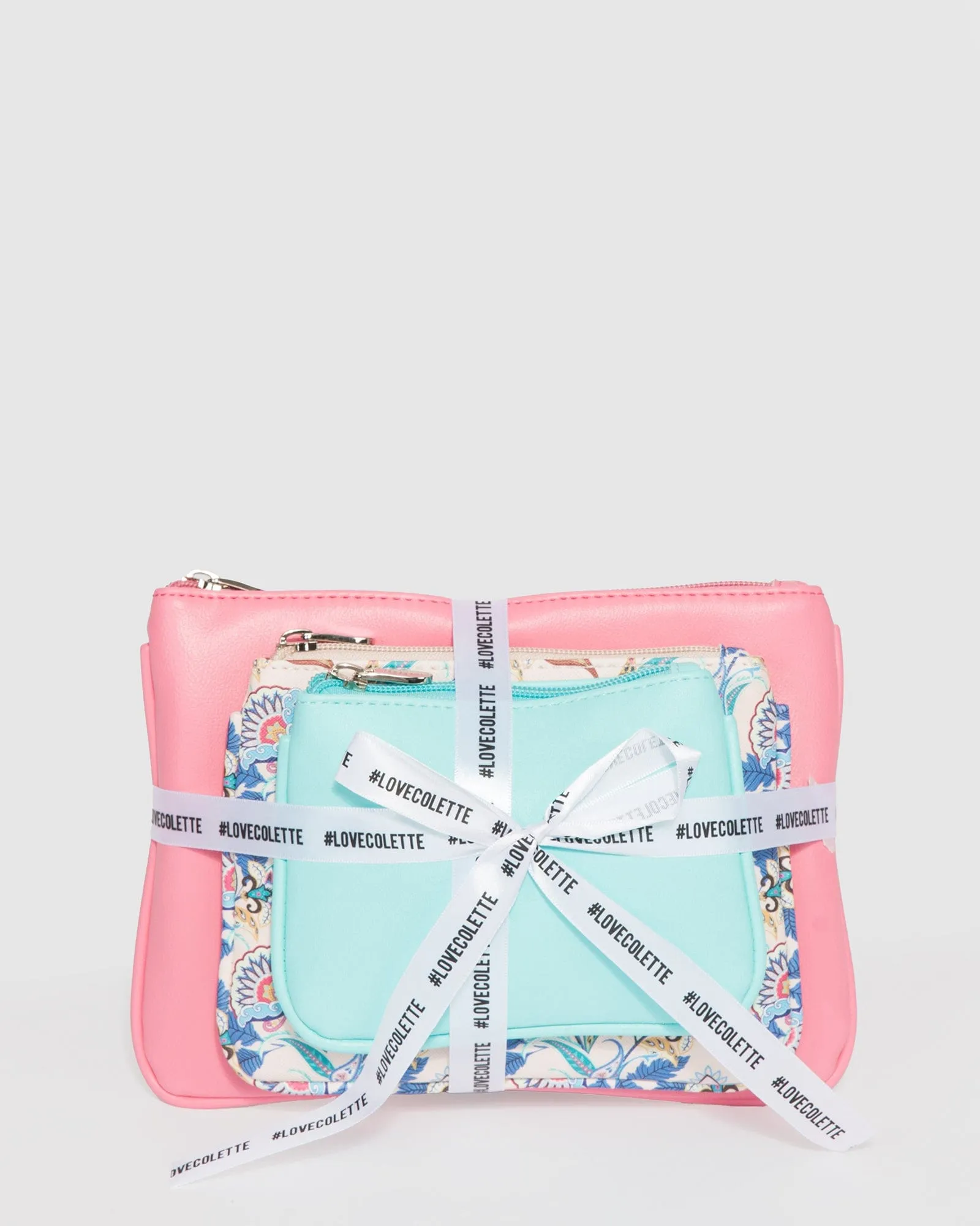 Floral Print Purse Gift Set