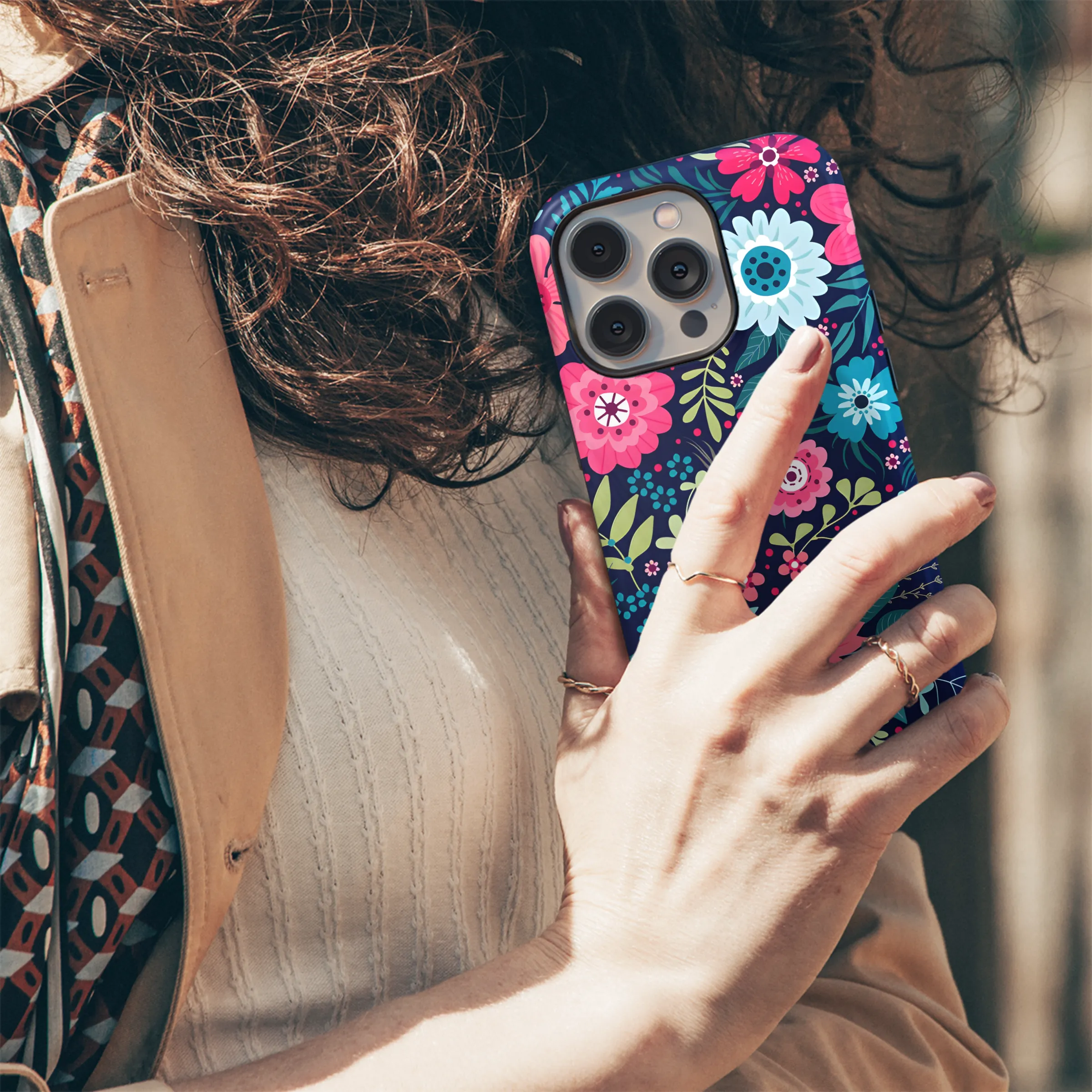Flower Phone Case iPhone Samsung Cover Pixel 3171