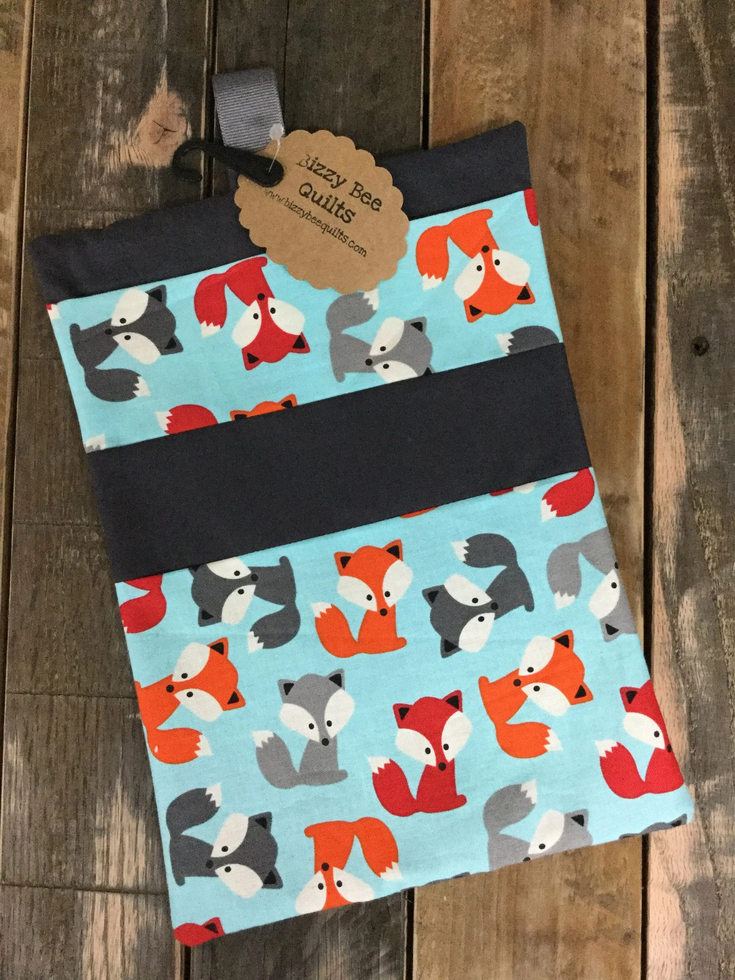 Foxes in Sky Diaper/Wipee Case