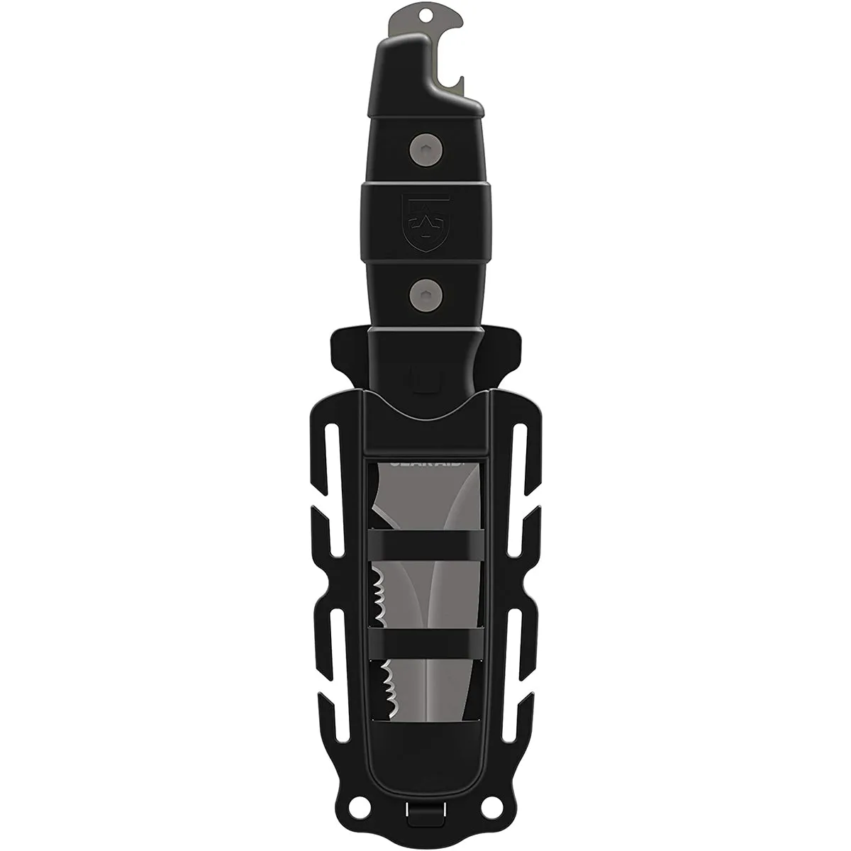 Gear Aid 3" Akua River Serrated Blunt Tip Fixed Blade Knife with Sheath