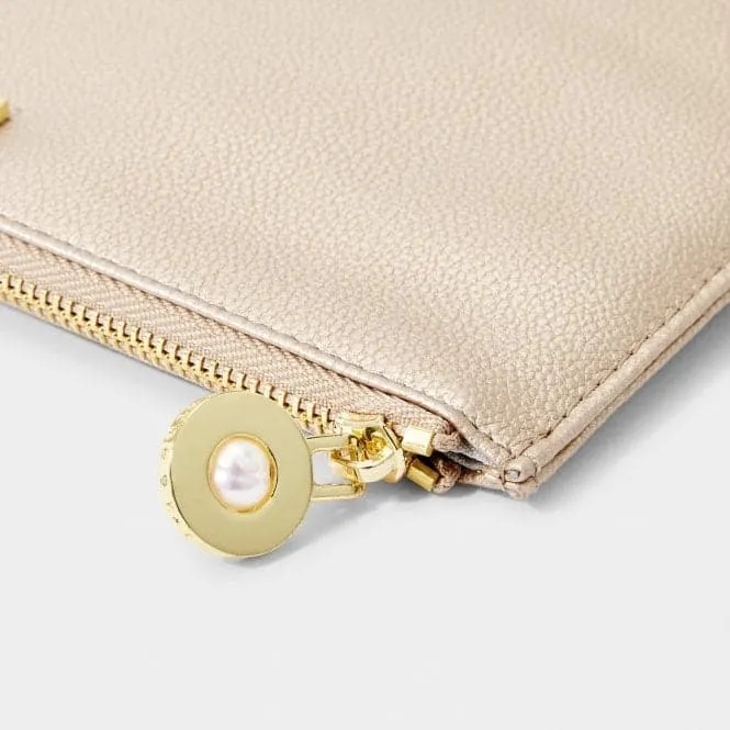 Gold Bridal Semi Precious Stone Pouch KLB2180