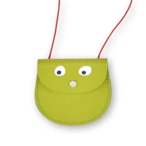 Googly Eye Money Purse - Lime