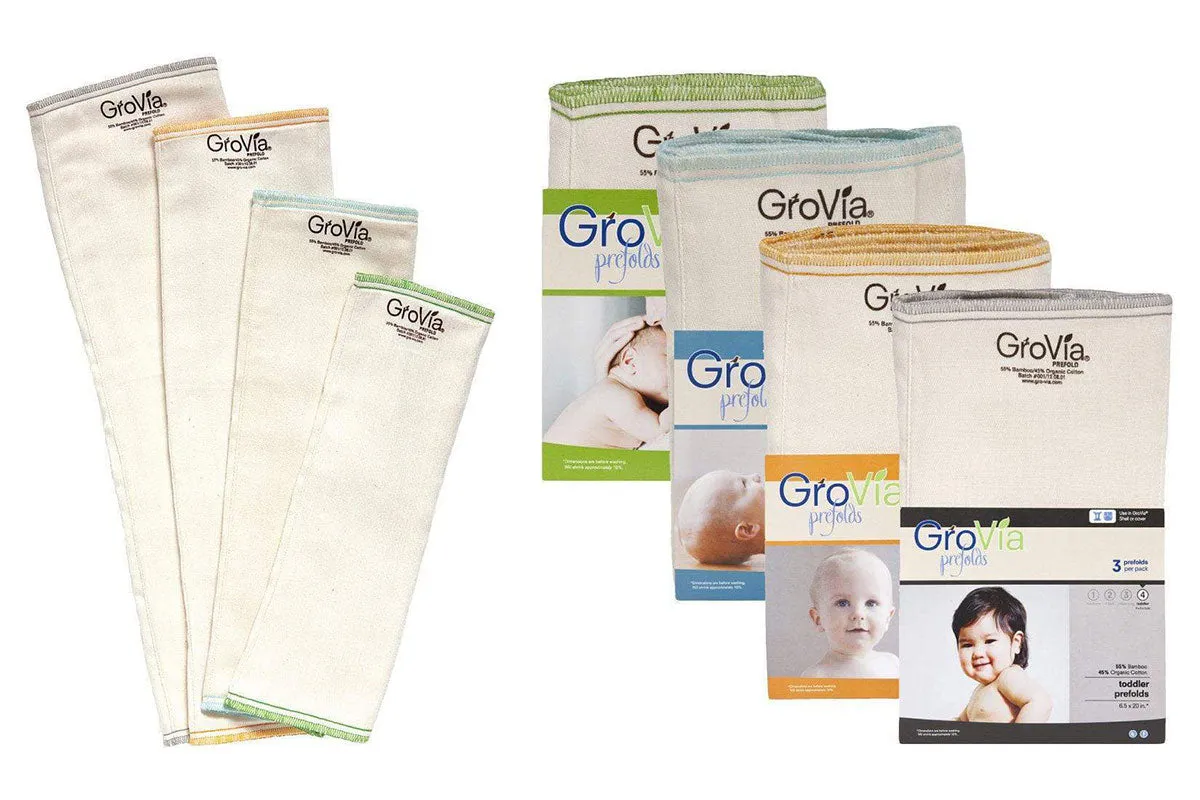GroVia Prefolds - Size 4