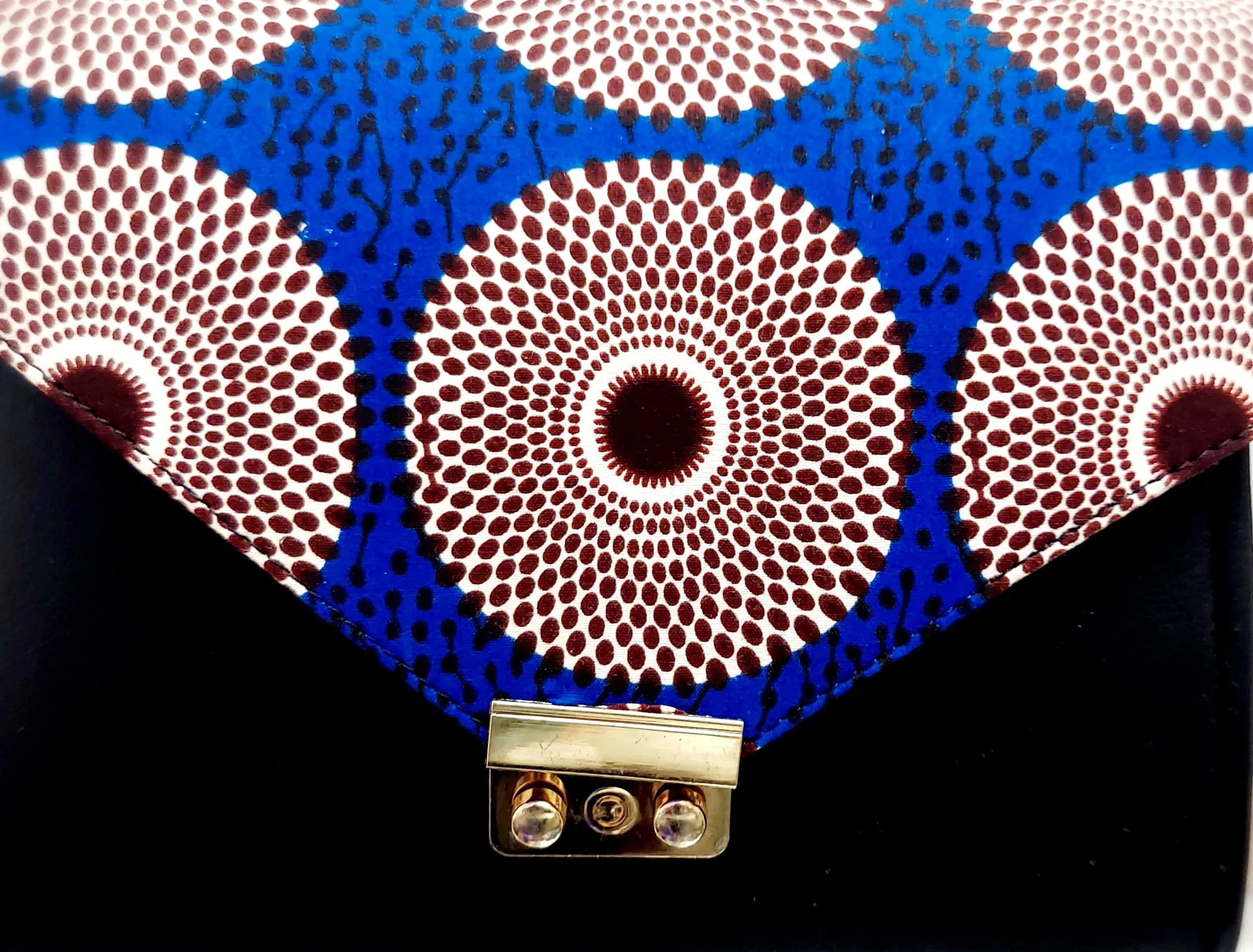 Hand bag - Ankara Leather Handbag | Tote Bag I Geri's Bluffing Boutique