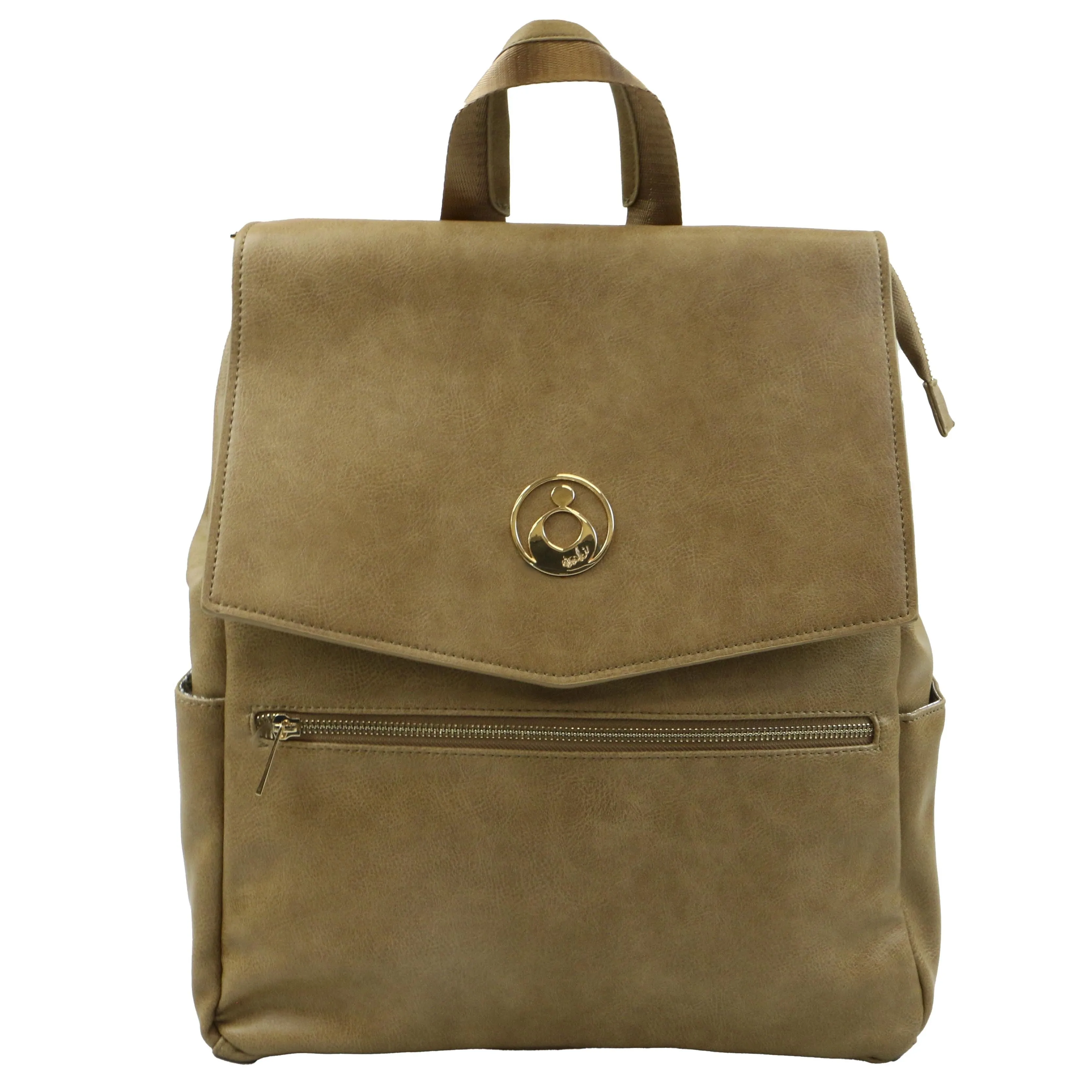 Hartley Backpack Nappy Bag - Latte