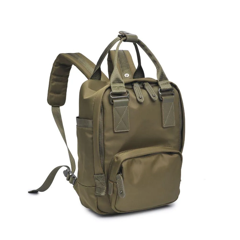 Iconic Nylon Backpack Small - Olive