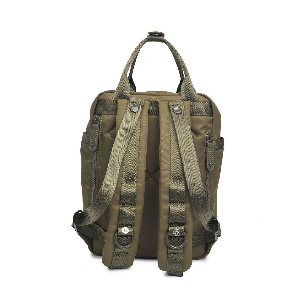 Iconic Nylon Backpack Small - Olive
