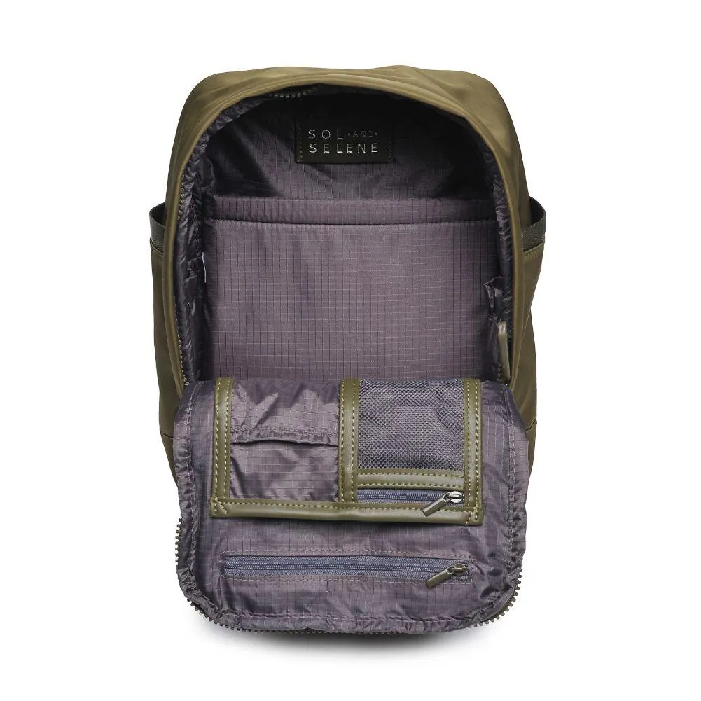Iconic Nylon Backpack Small - Olive