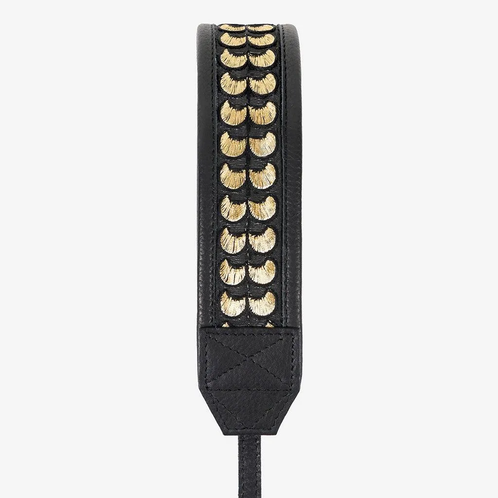 Jaipur #106 - Fabric & Leather camera strap