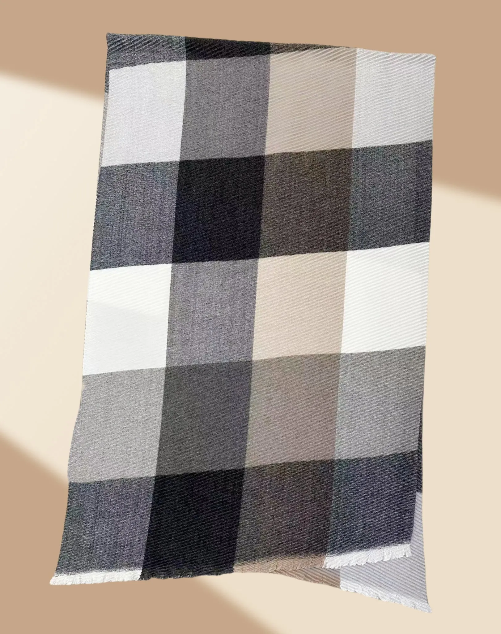 JC021023 Luxurious 3D Textured Crinkle Scarf