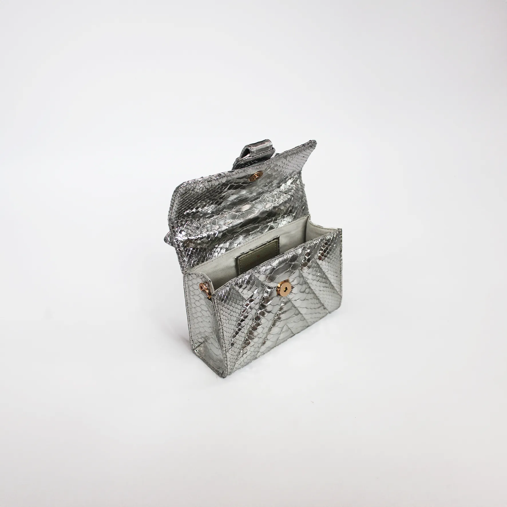 Judy Small in Metallic Silver
