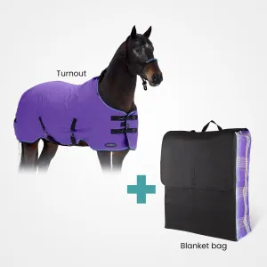 Kensington Bundle - 1200D Horse Light Weight Turnout & Blanket Bag