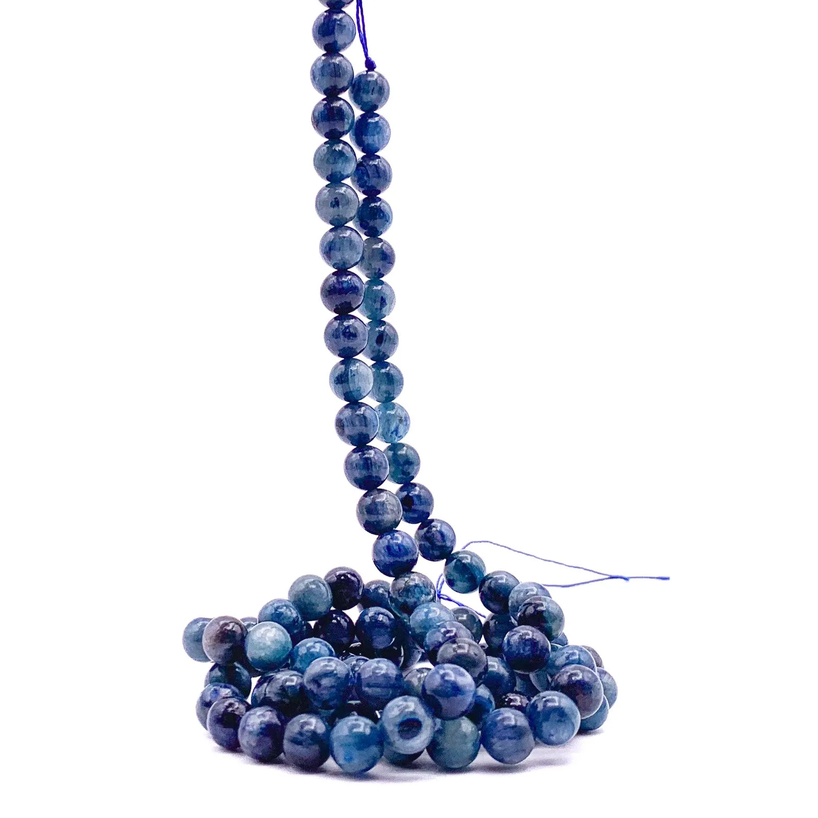 Kyanite 8mm Smooth Rounds Bead Strand