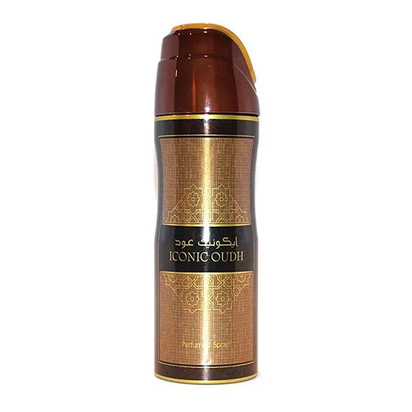 LATTAFA ICONIC OUDH PERFUME BODY SPRAY 200ML