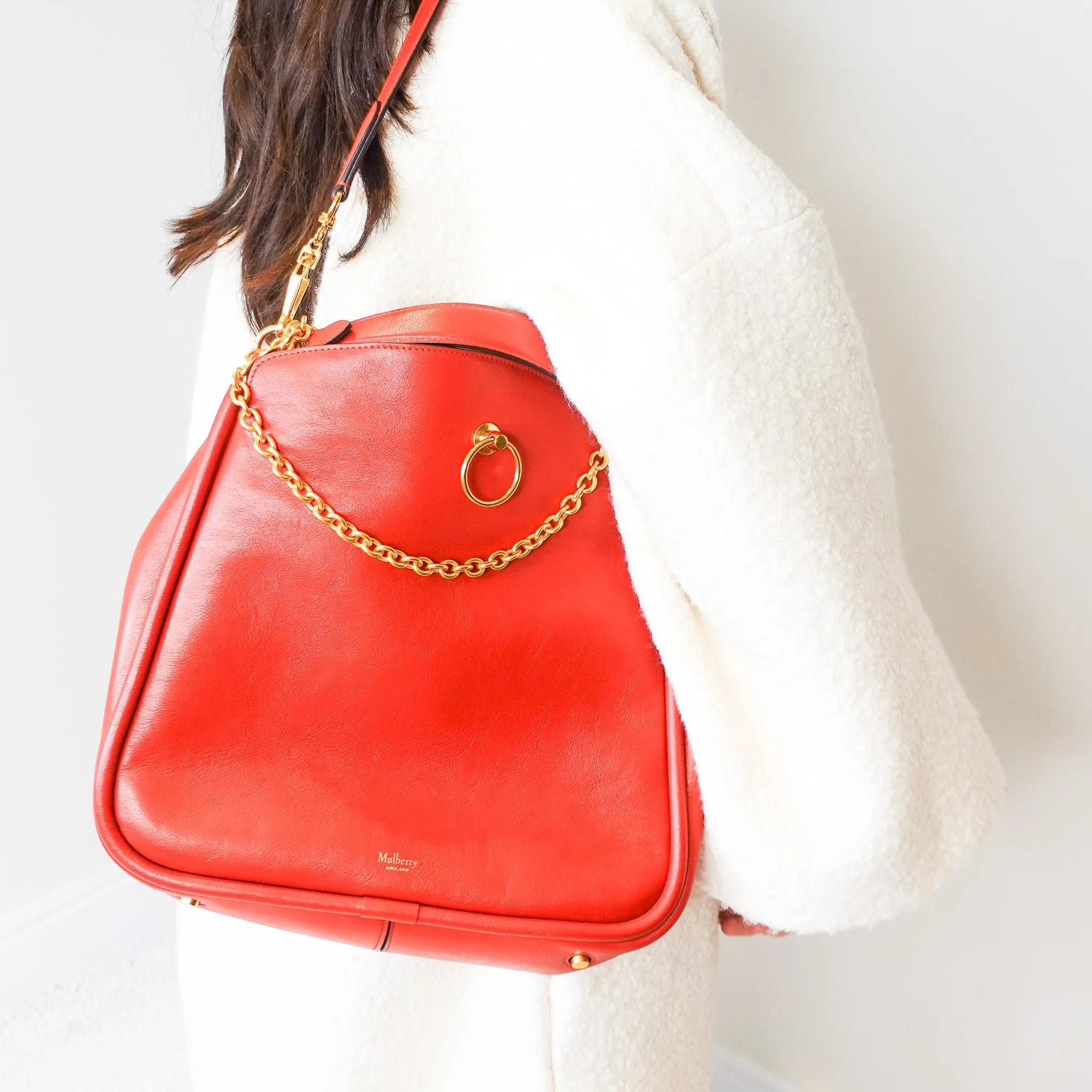 Leather bucket bag RRP £1.1k