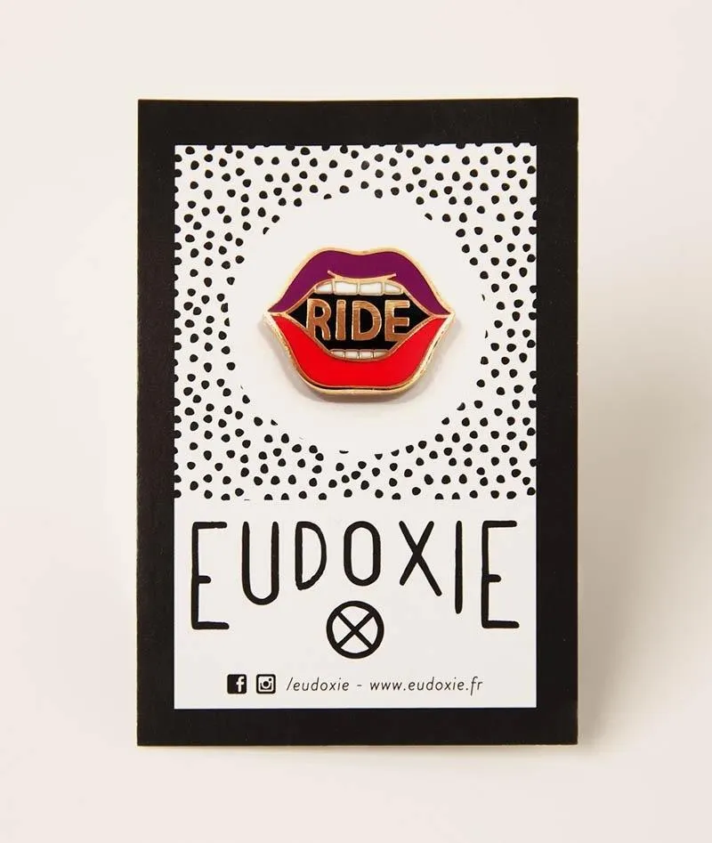 Lips Pin Badge