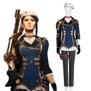 LOL Arcane Season 2 Caitlyn Cosplay Costume Halloween Costume