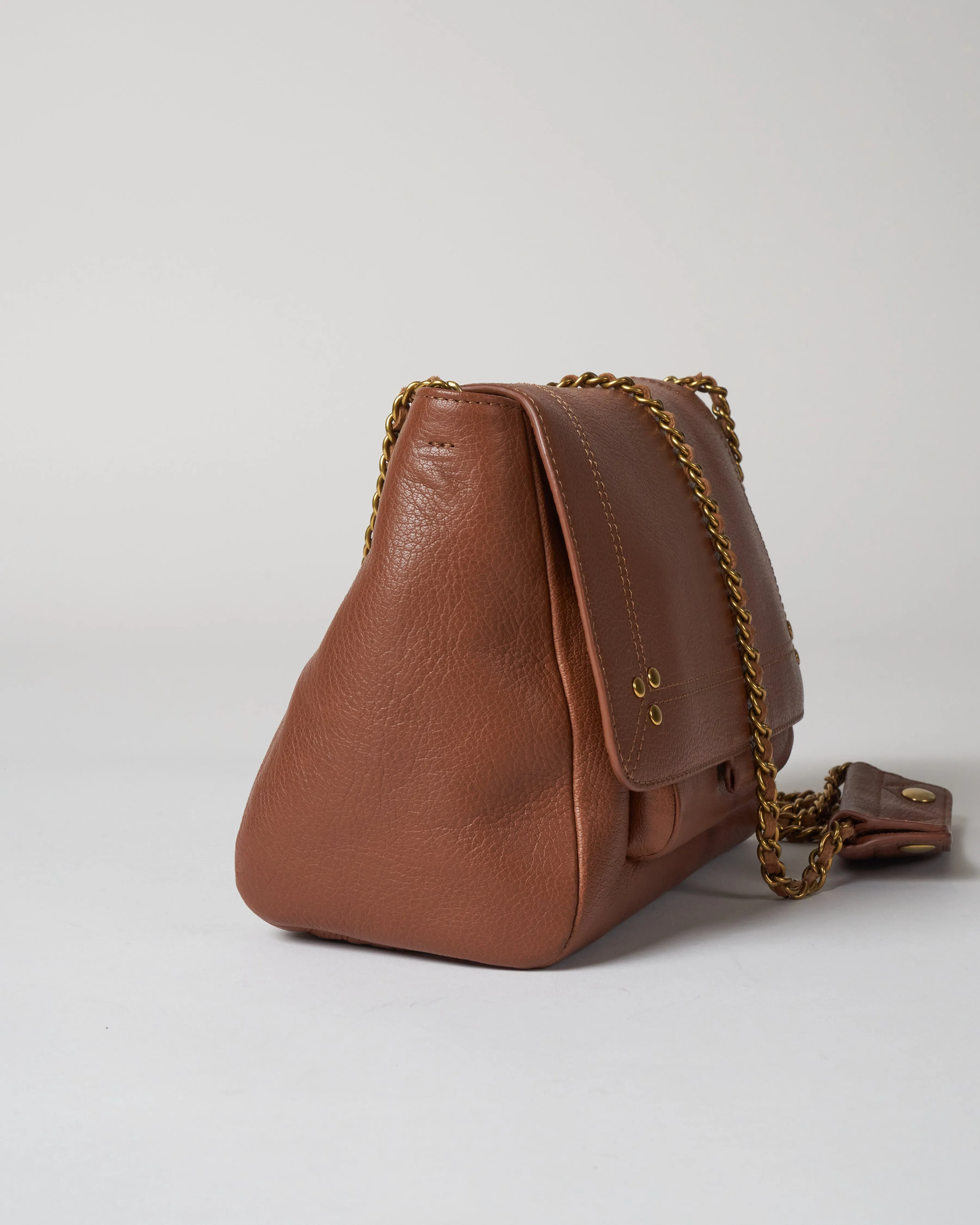 lulu m shoulder bag - tabac